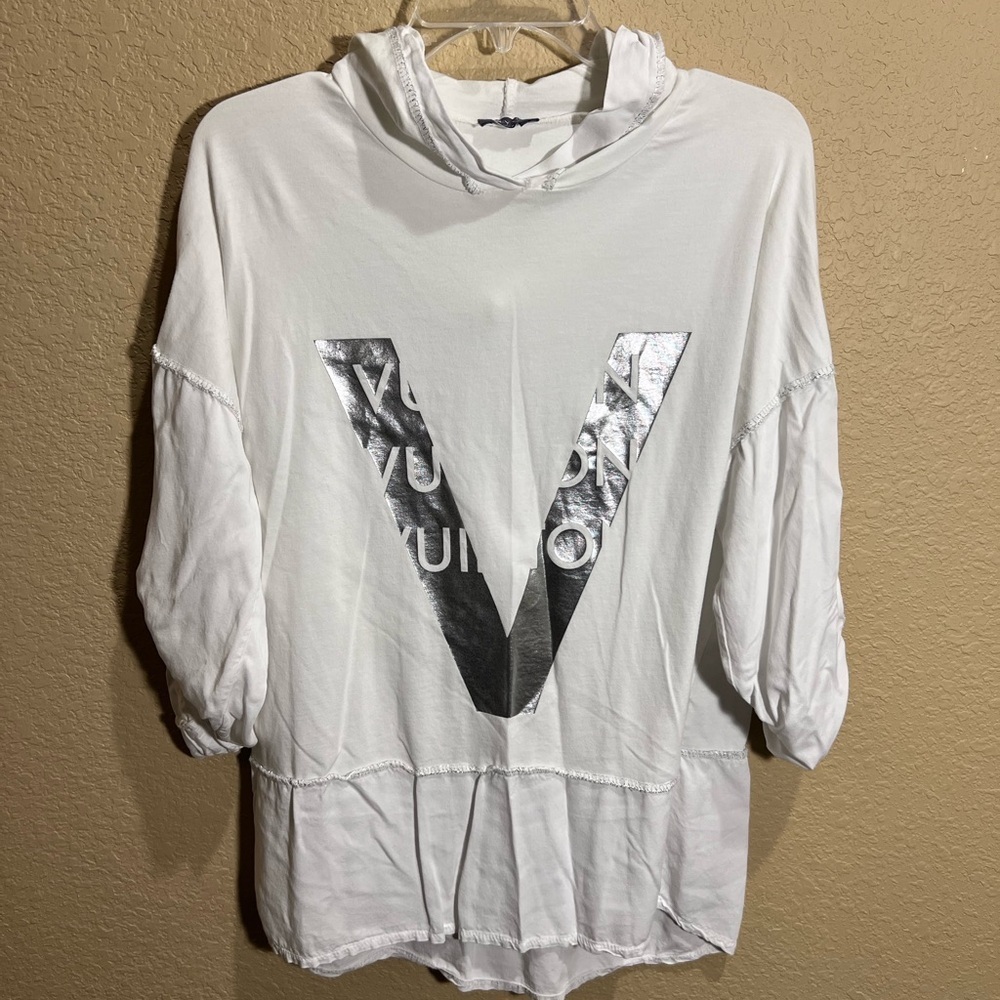 Grey Violet Women’s Hooded Top